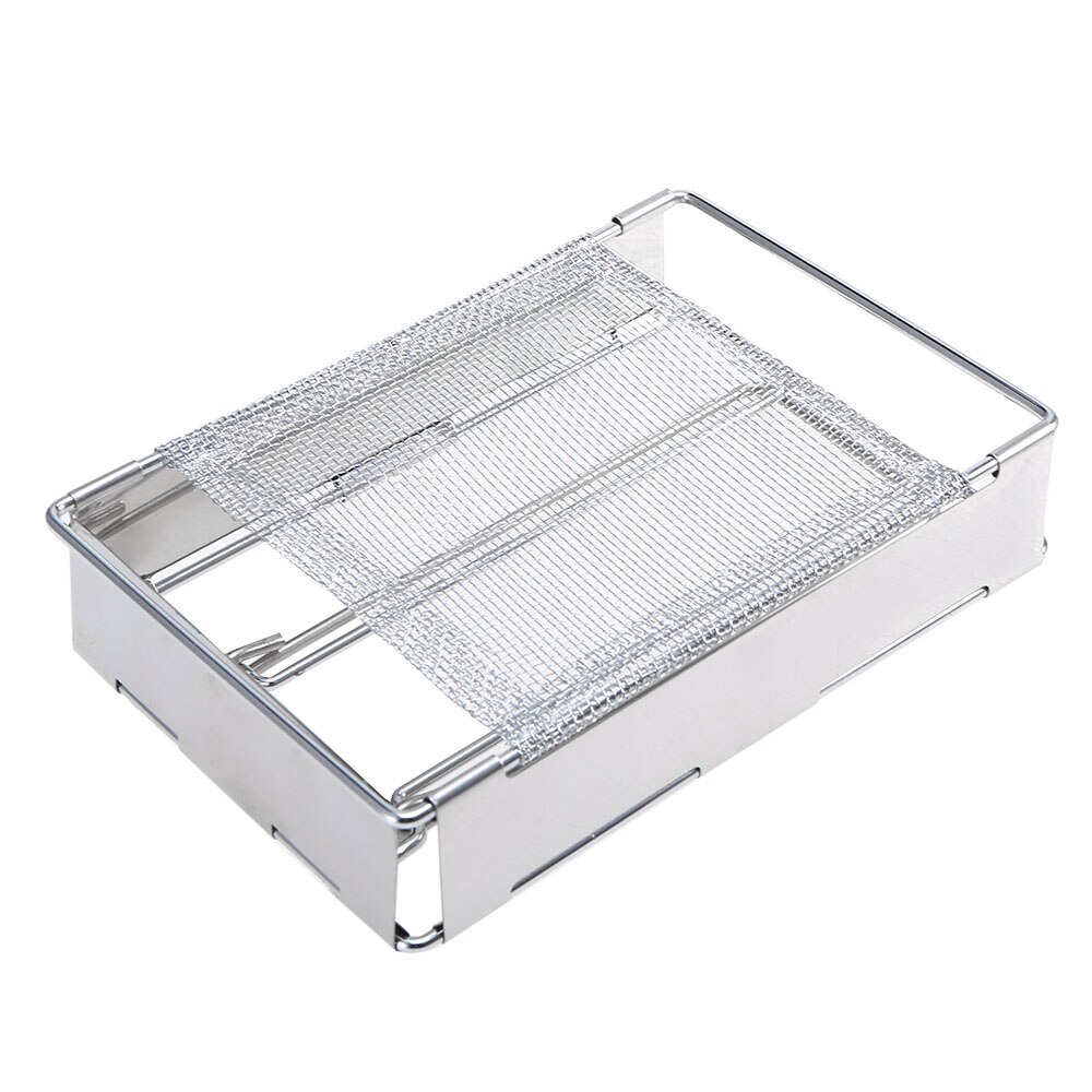 Grille pain grille inox grille pain Portable plein air Camping pain grille pain randonnée pique nique pain Toaste Grill