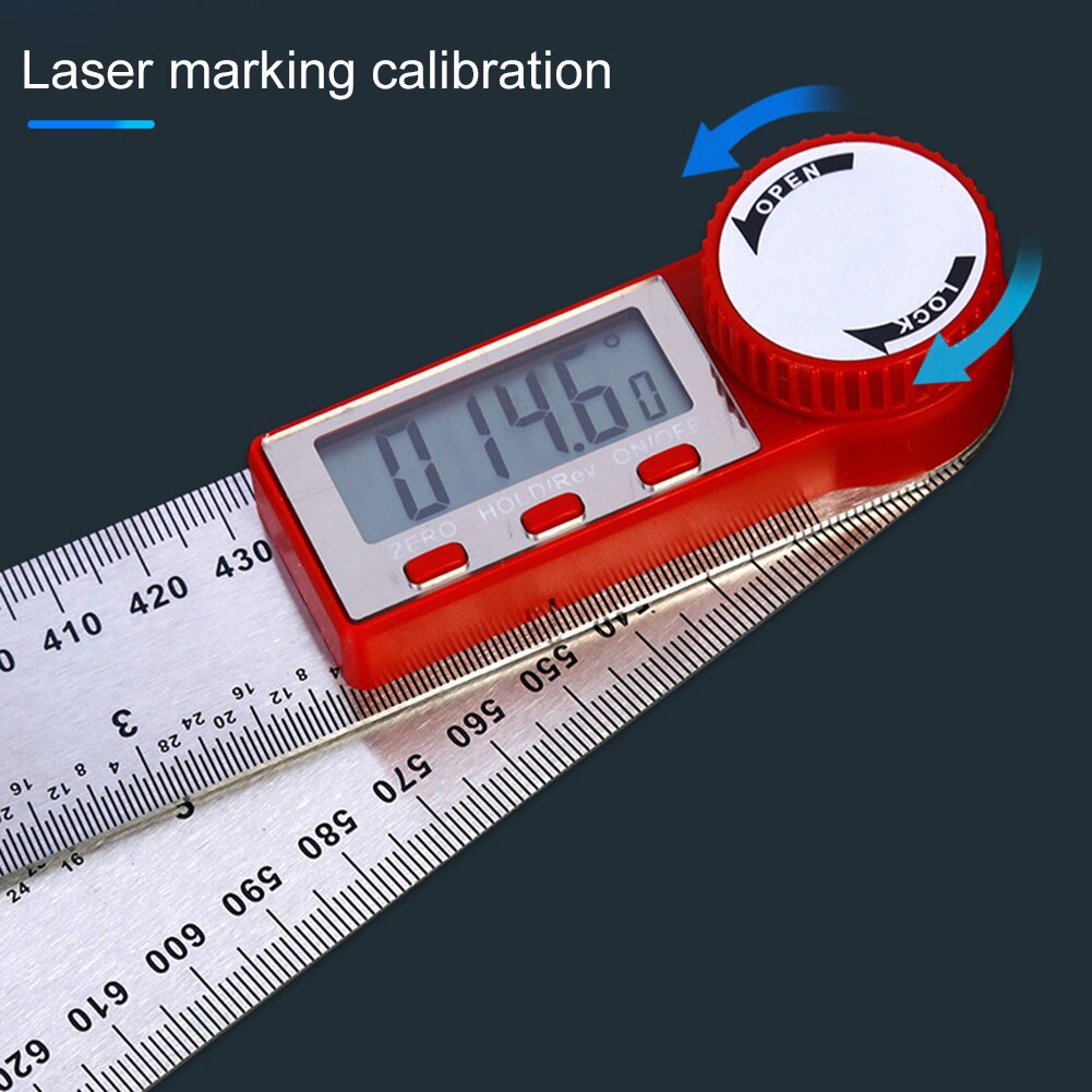Digital Protractor Angle Ruler 300mm 12inch Angle Finder Meter Inclinometer Scale Electronic Goniometer Protractor Angle Gauge