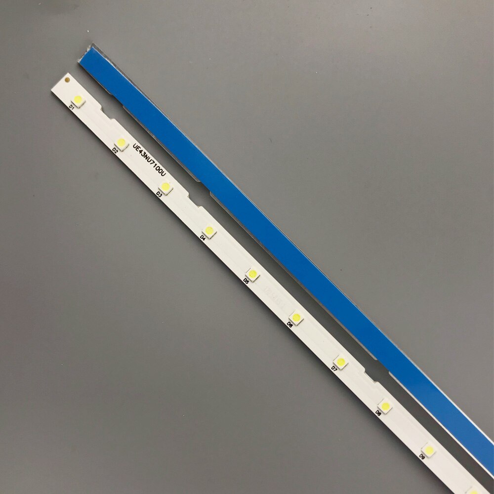 LED Backlight strip 28 lamp for Samsung 43&quot;TV UE43NU7100 AOT_43_NU7100F_2X28_3030C BN44-00947A UE43NU7120 UE43NU7170 BN96-45954A