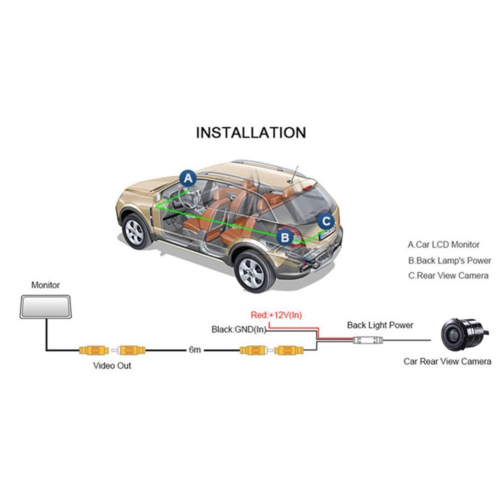 newCar Mounted Adjustable Night Universal Reversing Camera