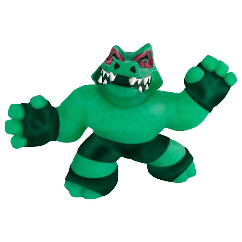 Del fumetto di Dragon Super hero Di Goo Jit Zu Squeeze Squishy Aumento Anti-Stress Giocattoli Action Figure Bambole di Gomma Per I Ragazzi scherza il Regalo: Blu profondo