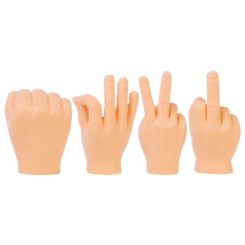 Funny Mini Hands Finger Fidget Toys Small Hand Tease the Cat Pet Toy