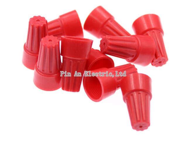 10 PCS Electrical Wire Connection Screw Twist Connector Cap w/ Spring Insert Assortment Kit