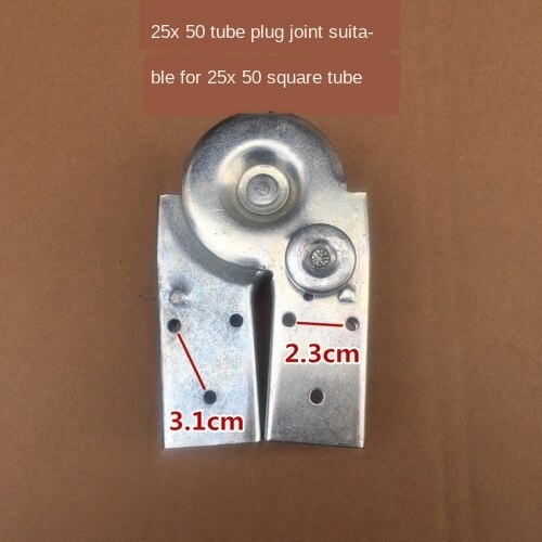 Ladder Joint Accessories Folding Thickened Buckle Trestle Ladder Aluminum Alloy Elbow Connector: 25X50