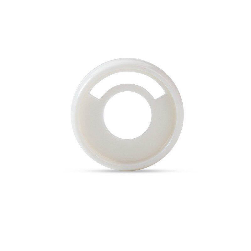 Anneau de reliure en plastique multifonction, 20 pièces, 28mm, trou rond, peut transporter un disque de reliure pour stylo, fournitures de reliure pour ordinateur portable à feuilles mobiles: WHITE