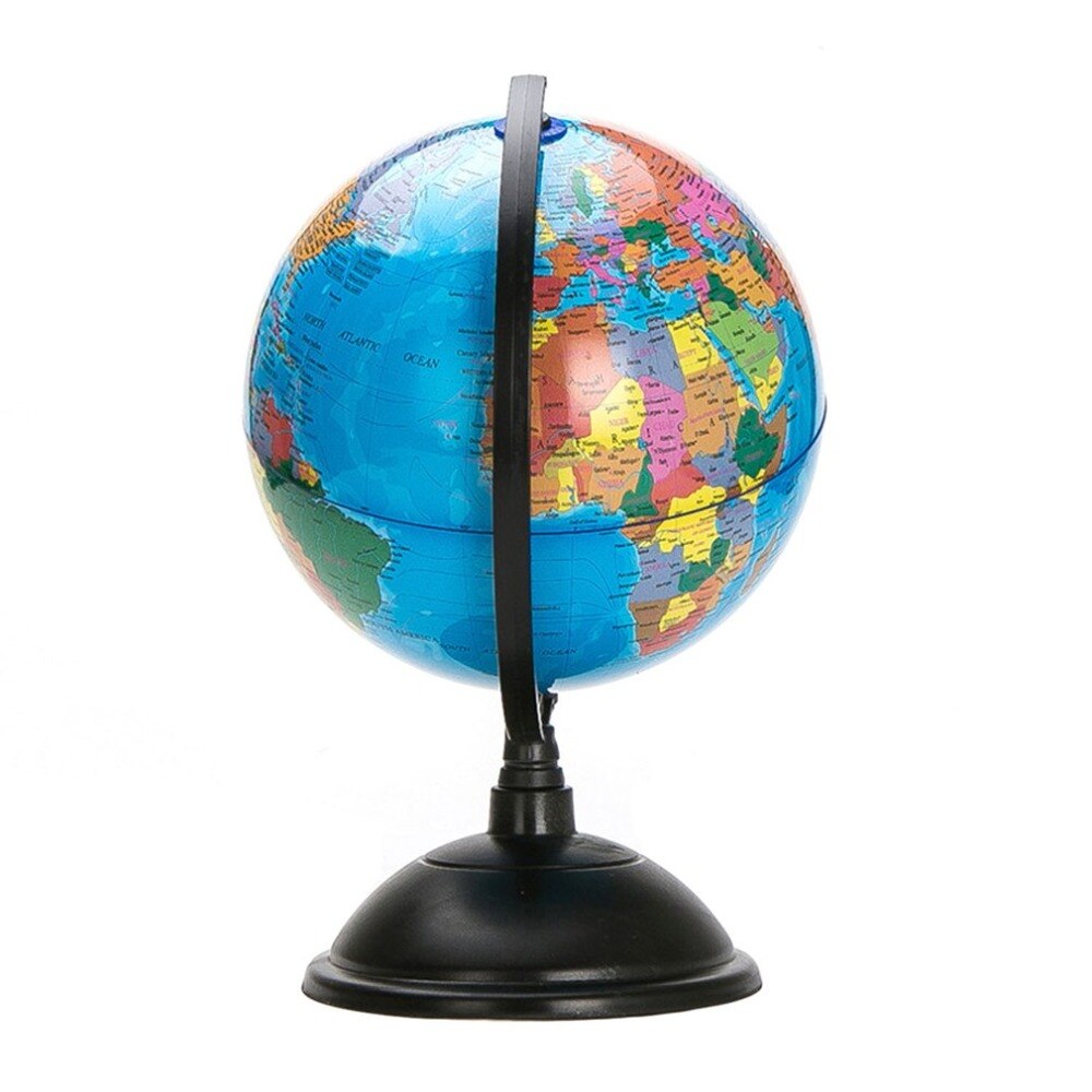 20cm Globe Ocean World Globe Map With Swivel Stand Geography Educational Toy Enhance Knowledge Of Earth And Geography