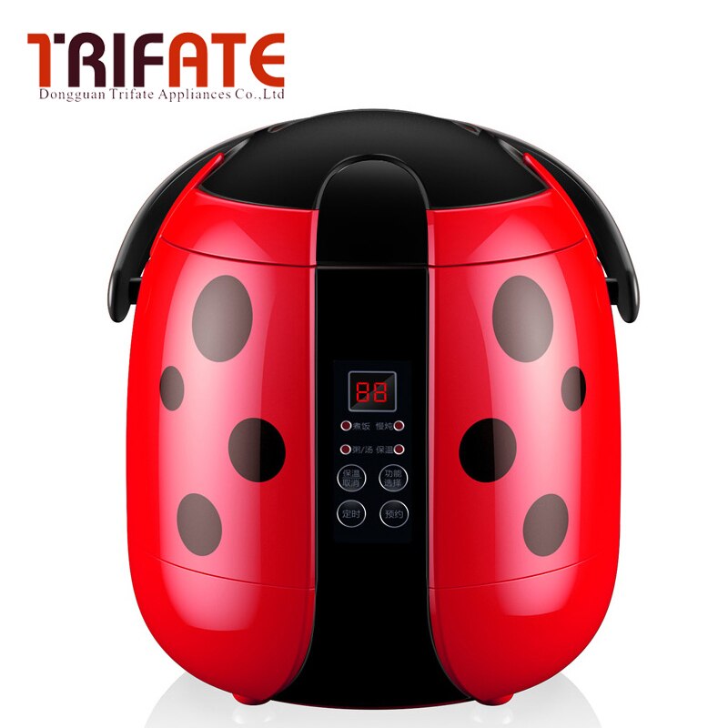 MINI Cute 220v multifunctional student single people small automatic mini cooker for 1-2 people electric mini rice cooker