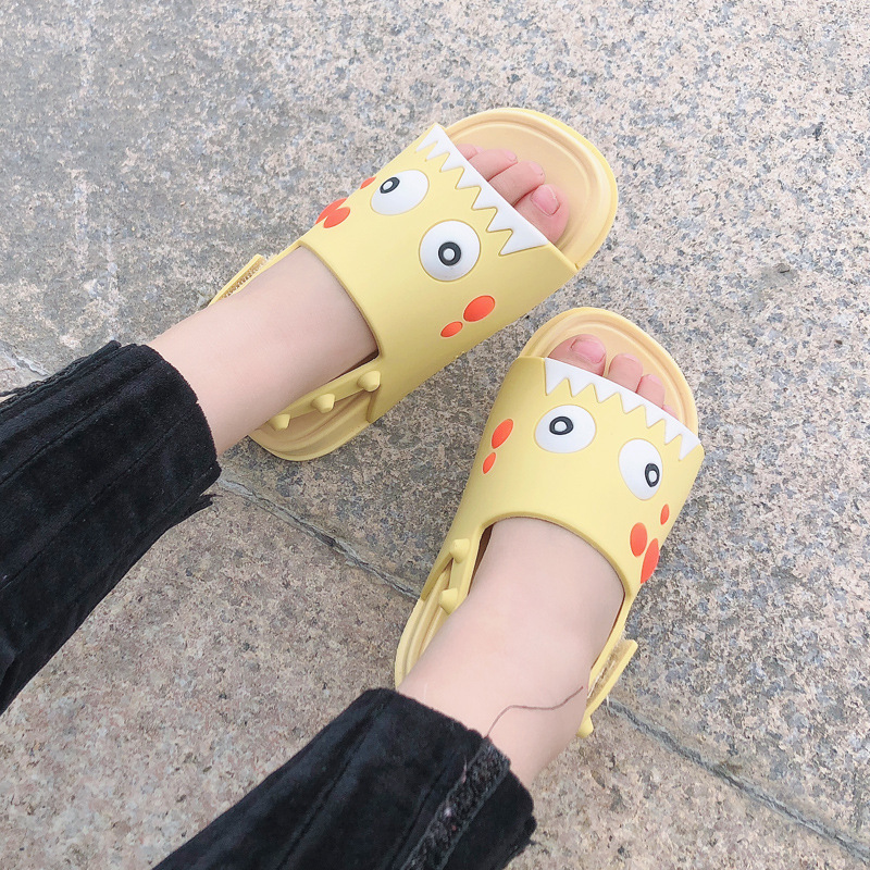 Frühling Sommer freundlicher Gelee Karikatur Dinosaurier Sandalen und Hausschuhe Baby Jungen Mädchen Sandalen Flache Strand Schuhe Rosa Sandalen: Y / CN Größe 29