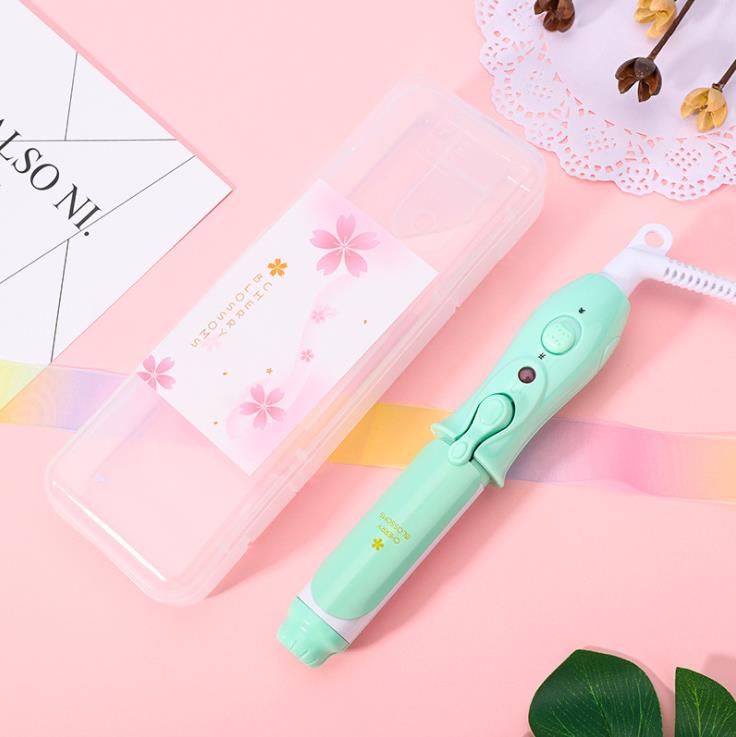 2 in 1 cartoon rol stijltang dual-use kapper dames student haar stijltang krultang draagbare elektrische spalk krultang: 10