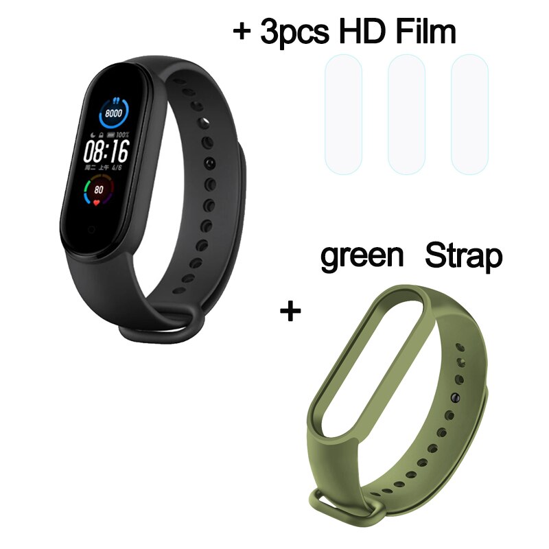 Xiaomi Mi Band 5 Smart Bracelet 4 Color AMOLED Screen Miband 5 Smartband Fitness Traker Bluetooth Sport Waterproof Smart Band: 07