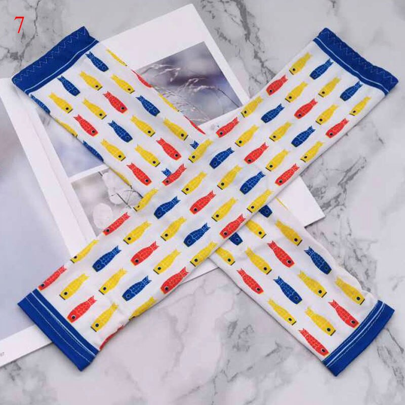 Uv beskyttelse is ærmer armbeskyttere ærmer solbeskyttelse ærmer is silke ærmer anti-myg kvinde hånd ærme: 7