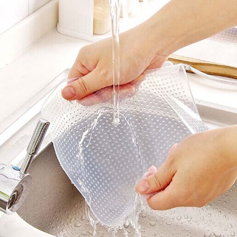 Enveloppe de couverture pour aliments frais | Film accrochable en Silicone scellé, outil de cuisine extensible pour conserver les produits frais, ensemble de 3 pièces