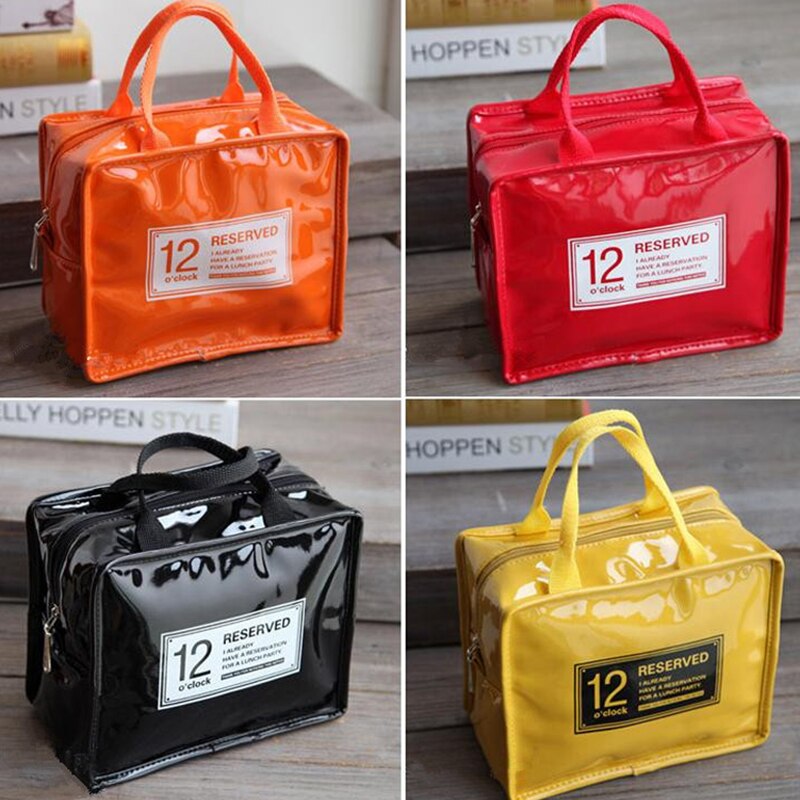 1Pcs Portable Film for Women Kids Men with Zipper High-capacity Insulation Bags Hand-held Waterproof Lunch Bag