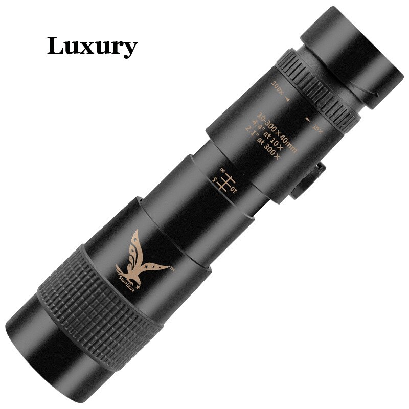 Hd 36x telefonlins kamera telezoom monokulärt teleskoplins + selfietripod med fjärrlucka för alla smartphones: 10-300 x 30mm / Lyxigt paket