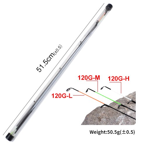 FISH KING Carbon Fiber Fishing Rod Feeder Rod 120g-H/120g-M/120g-L Pike Spinning Casting Spinning Lure Rod Carbon from Japan: Default Title