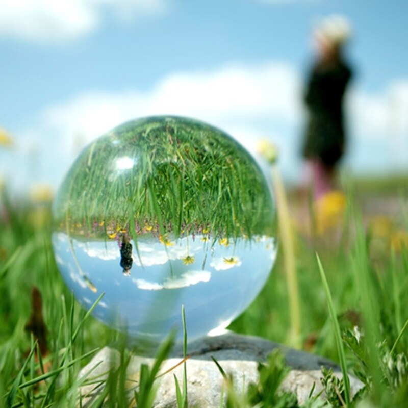 De vidrio claro bola de cristal para sanación para esfera fotografía apoyos de la foto, de Casa decorativas/40/50/60/80/90mm