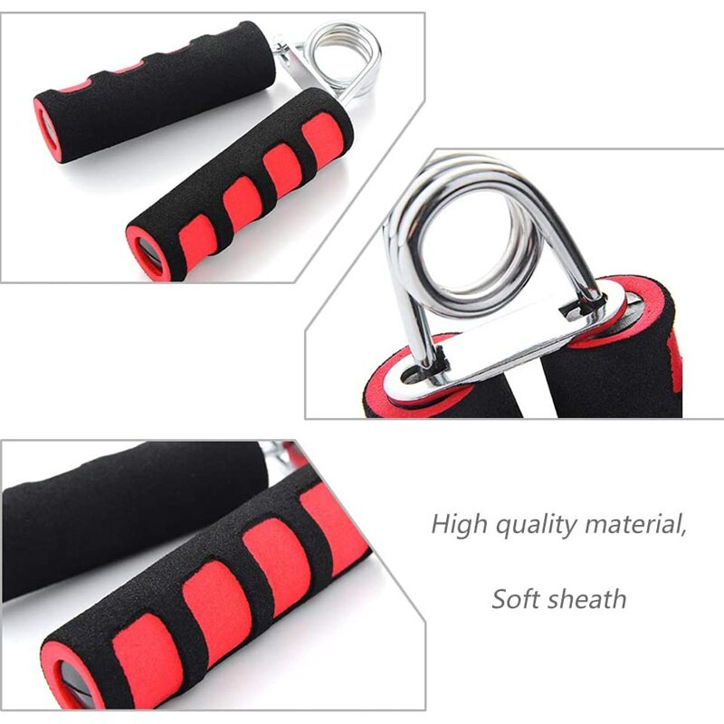 Hand Grip Strengthener Hand Soft Foam Manual Exerciser Rapid Increase of Wrist Forearm and Finger Strength Exercise Equipment