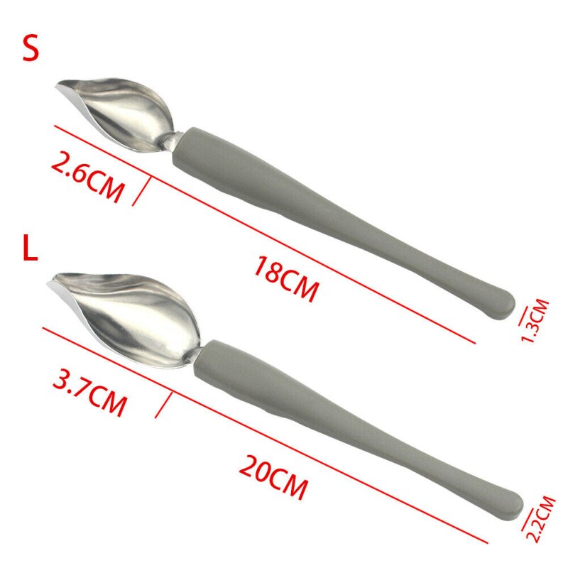 Sauce Plating Art Pencil Draw Stainless Steel Sauce Painting Spoon Portable Sauce Painting Pencil Spoon Dessert Decor