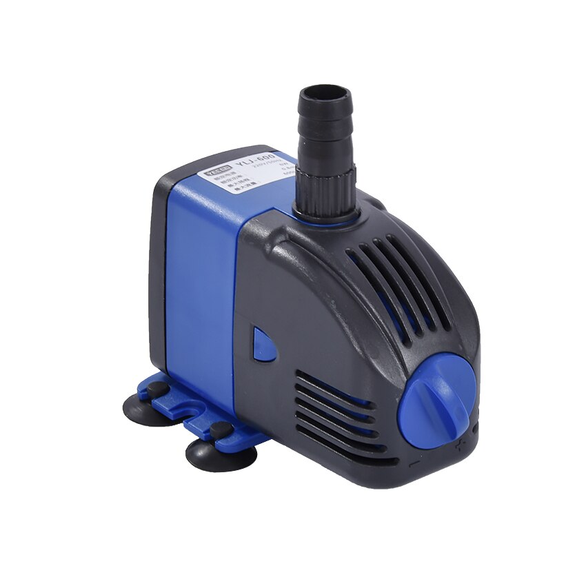 YLJ-600 220 V 600L / h 6 W Submersible Water Pump Aquarium Fountain Aquarium Fish Tank Energy Saving stainless steel shaft