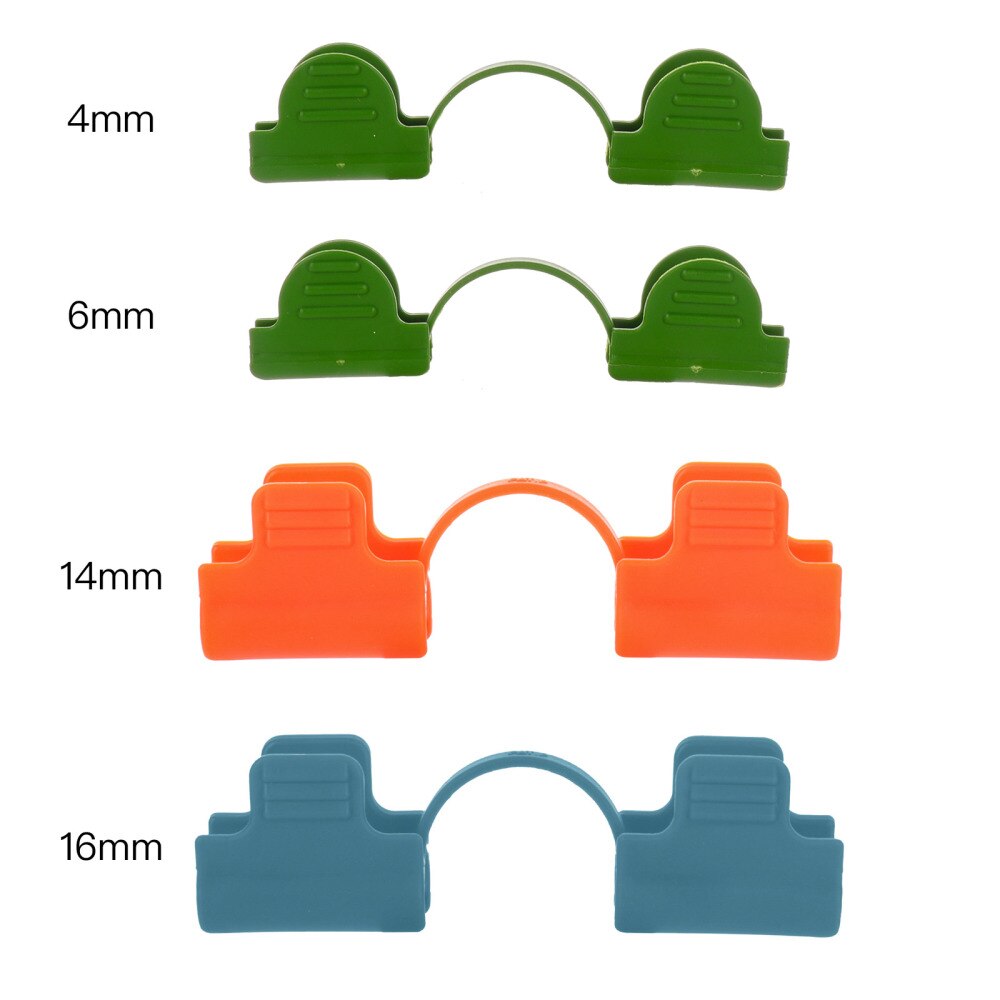 Fixing Clamp Clip Pipe Clamps Elbow Bracket Gardening Supplies PE Plastic 20Pcs GREEN Greenhouse Warm Film Buckle