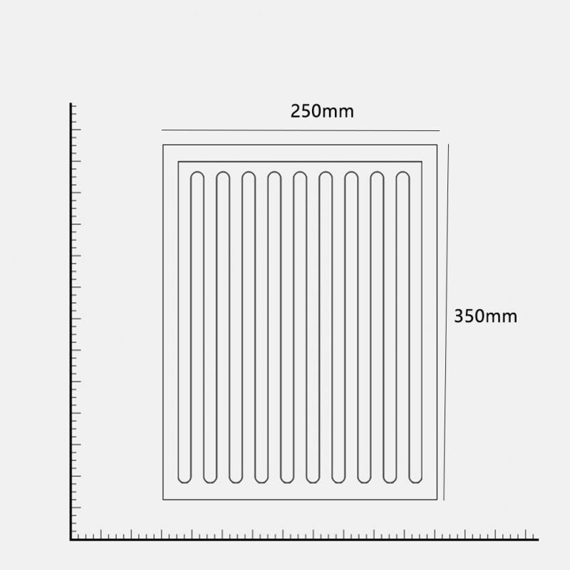 1PCS Home Bathroom Self Adhesive Mat Universal 110V Mirrors Heating Pad Defogger Film