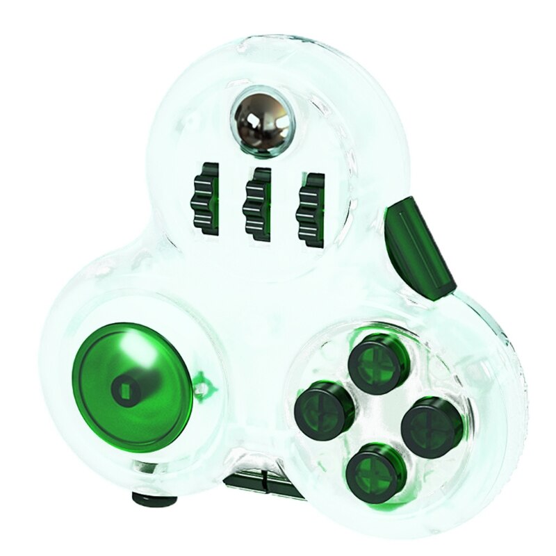 Fidget controller pad cube-premium fidget legetøj, der bruges til at lindre stress, et anti-angst håndlegetøj: Grøn