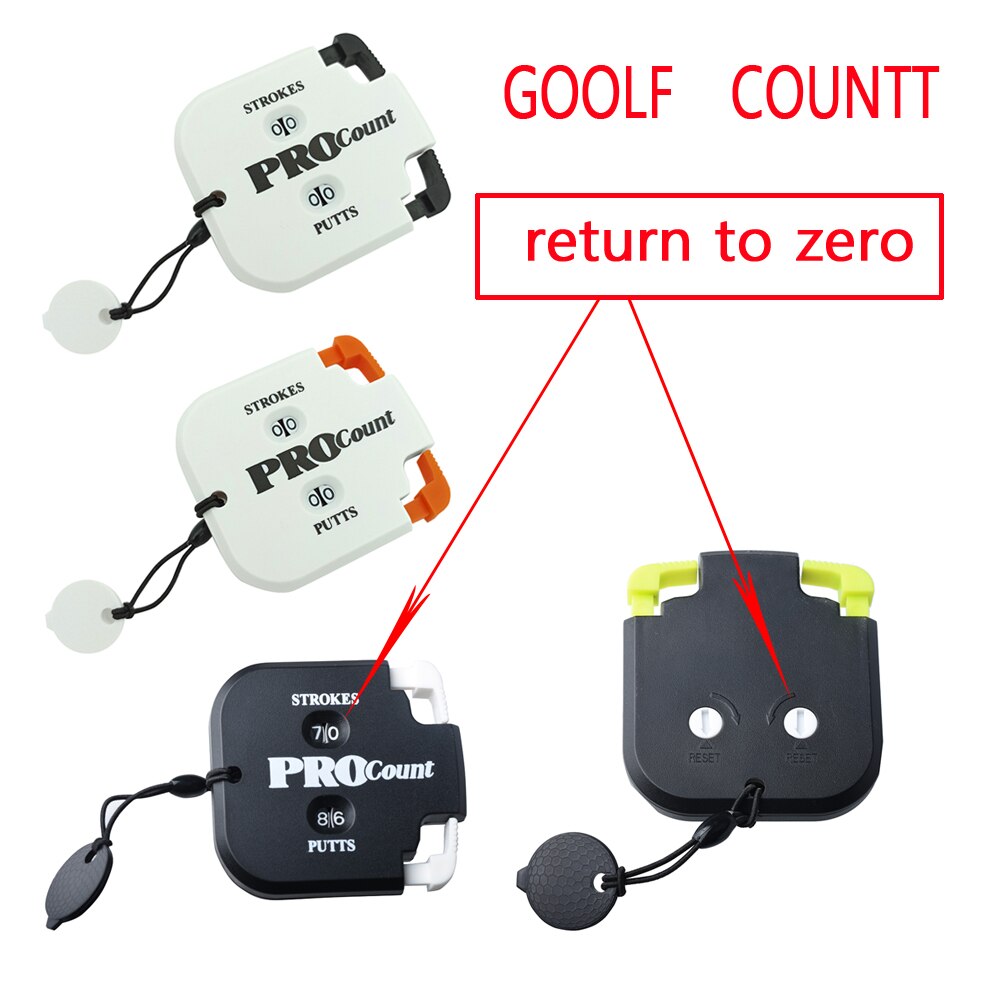 Neue Mini Handliche Golf Schuss Zählen Schlaganfall putten Ergebnis Zähler Zwei Ziffern punkten Wächter Golf Ausbildung Aids Golf Zubehör
