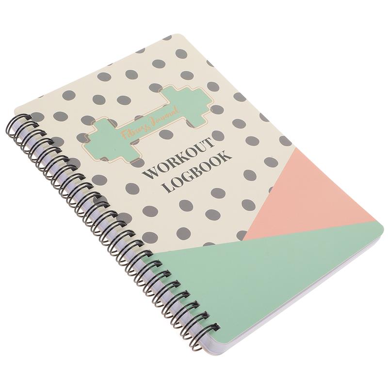 Carnet de planification de fitness, journal d'exercice, journal d'entraînement décoratif, bloc-notes d'agenda de fitness