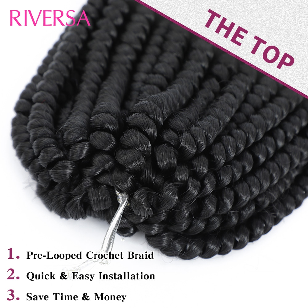 Spring Twist Hair 8Inch 15strands/pack Crochet Braids For Passion Twists Synthetic Spring Curly Crochet Braiding Hair Extensions