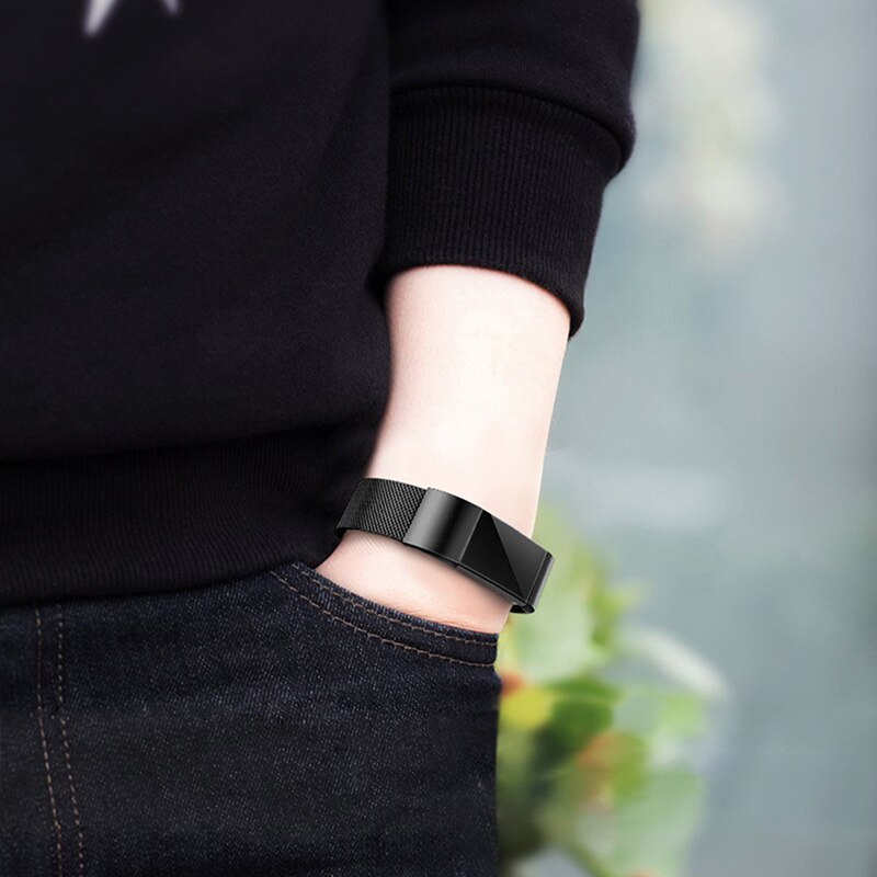 Stropp for fitbit charge 3 4 se -bånd for fitbit charge 2 -bånds armbånd milanese metall for smart armbåndsklokketilbehør