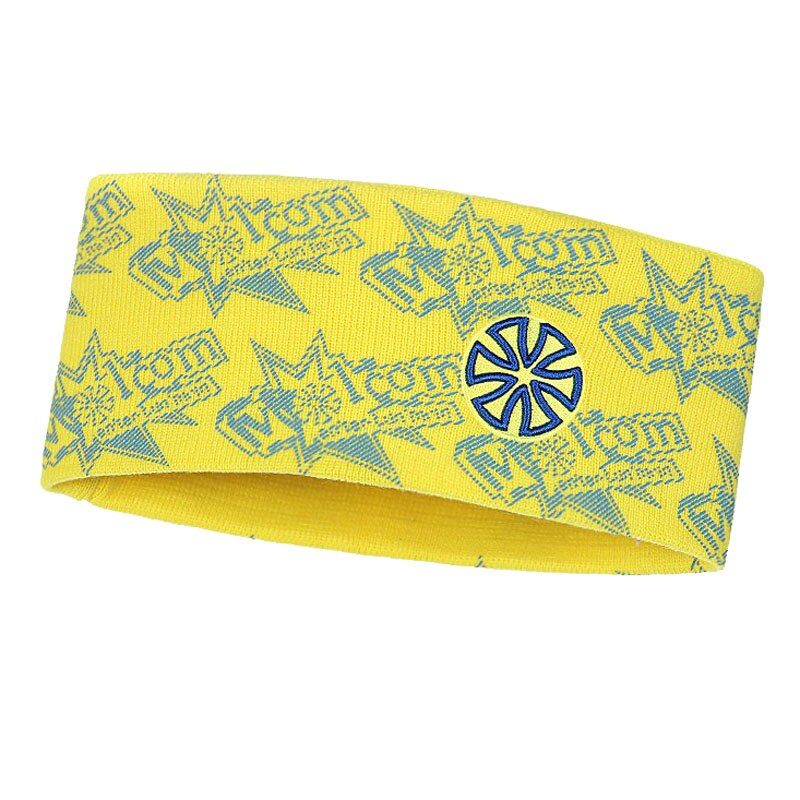 Strickmützen für damen und herren, warme yoga- und ski-haarbänder, haaraccessoires für unisex, elastische sport-haarbänder: Gelb