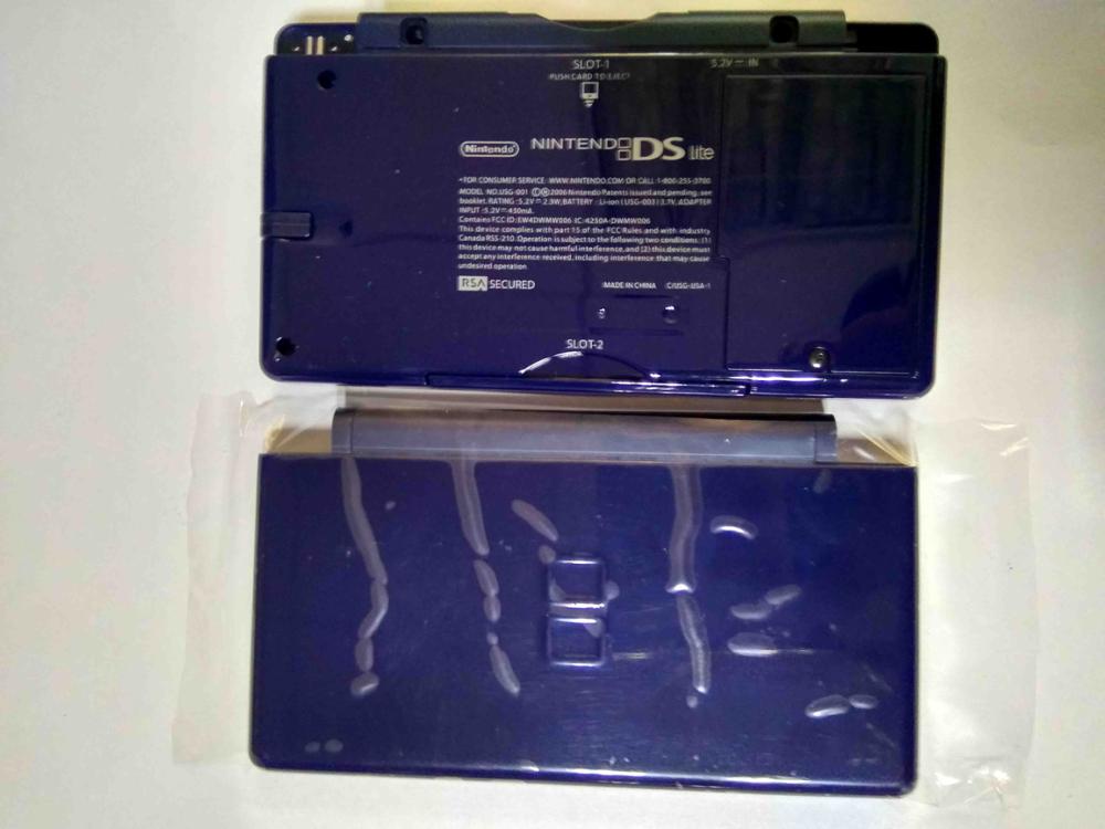 19 Colors Full Set Housing Shell DS Lite Cover Case For Nintend DS Lite shell replacement: Blue