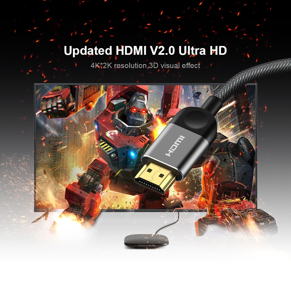 Cavo HDMI HDMI a HDMI 2.0 Cavo per HDTV LCD Del Computer Portatile 4k 3D PS3 splitter switcer Proiettore Cavo Del Computer 1m 2m 3m 5m Cavo HDMI