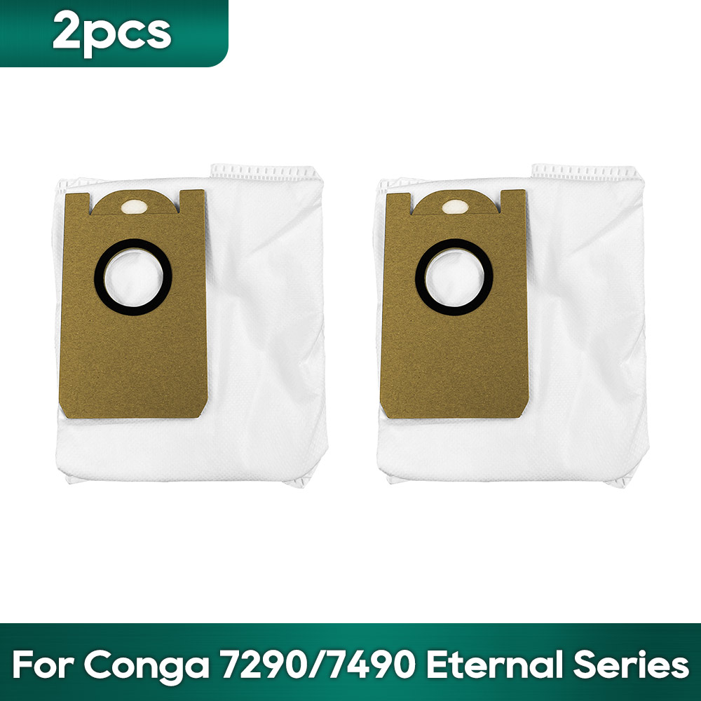 Compatible For Cecotec Conga 7490/7290 Eternal Home Genesis X-Treme Dust Bag Sack Robot Vacuums Spare Parts Accessories: Light Grey