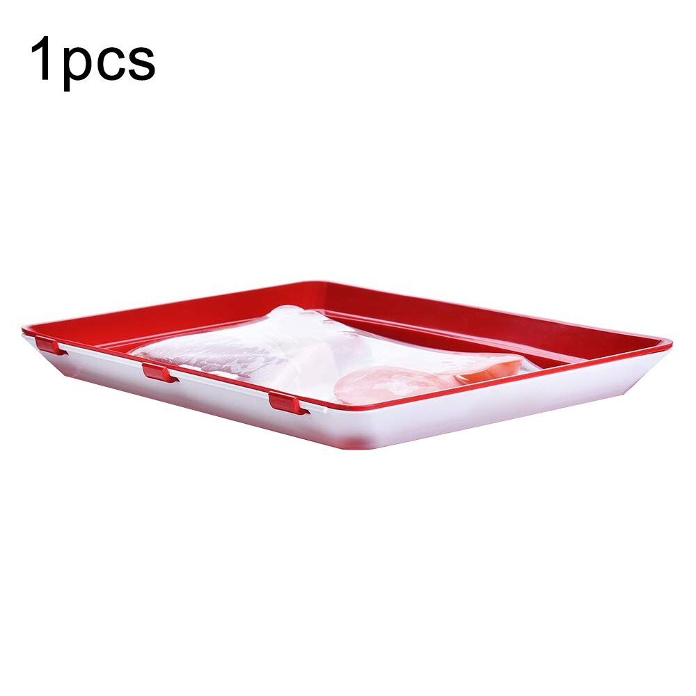 Kitchen Storage Trays Food Preservation Tray Fresh Food Serving Tray Keeping Fresh Spacer Organizer Home Decoration: 1 pcs