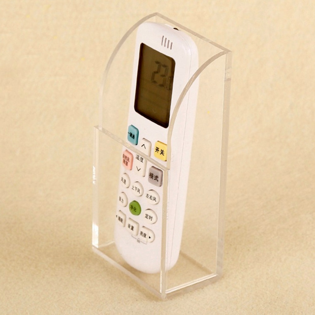 Wall Mount Acrylic Air Condition Remote Controller Box Container Storage Organiser Hotel Case Office controller box Home