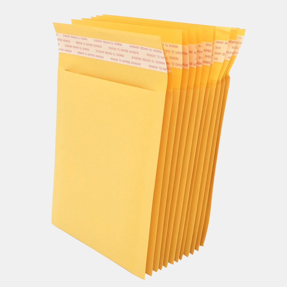 30 Uds. Bolsas de sobres de burbujas, papel Kraft, sobres acolchados, de sobres con burbuja, embalaje amarillo multifunción, bolsa de correo