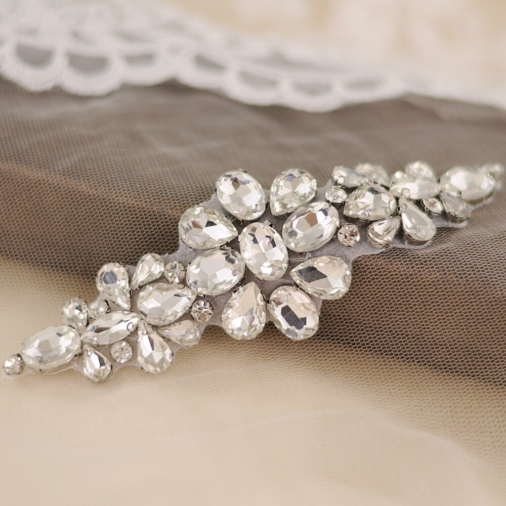 TRiXY S45 Handgemaakte Bruiloft Riemen Kristal Trouwjurk Riem Bruiloft Accessoires DIY Bruid Bridal Sjerpen Bridal Riemen