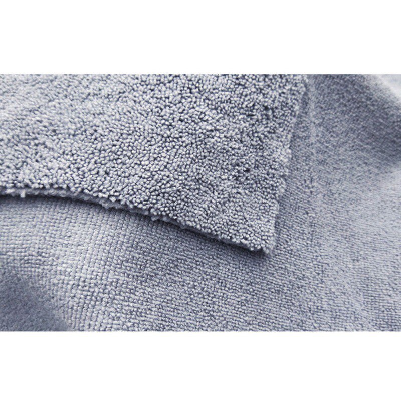 Tissu de microfibre sans bord 380gsm aucune serviette de détail de bord supérieur pour les finitions de polissage lavant la serviette d'absorption d'eau de voiture