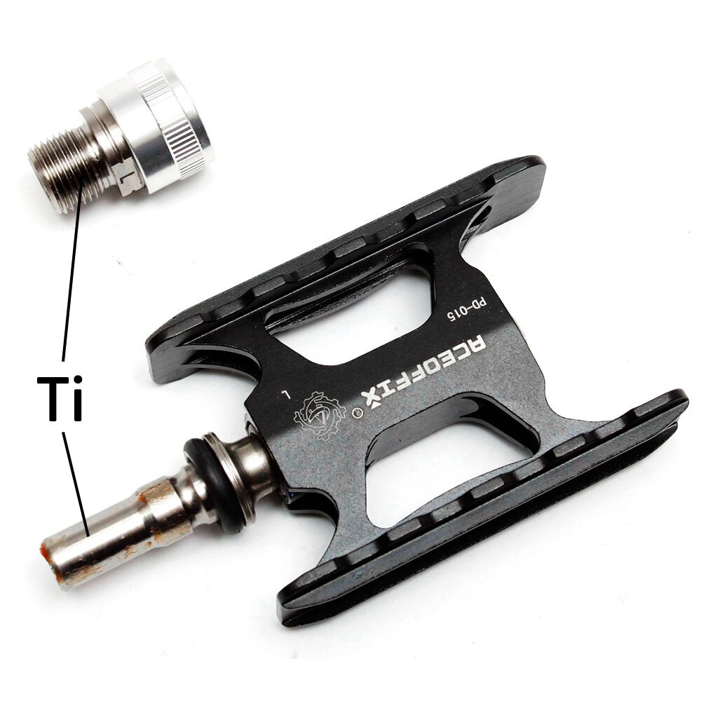 Aceoffix pedał rowerowy, robić roweru Brompton Ti, 3 łożyska, tytanowy, aluminiowy, szybkie odpinanie, Mks, części rowerowe