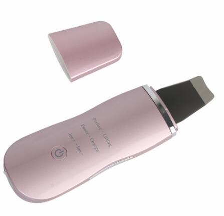 Sonic vibration skin scrubber / mini portable rechargeable ultrasonic skin scrubber