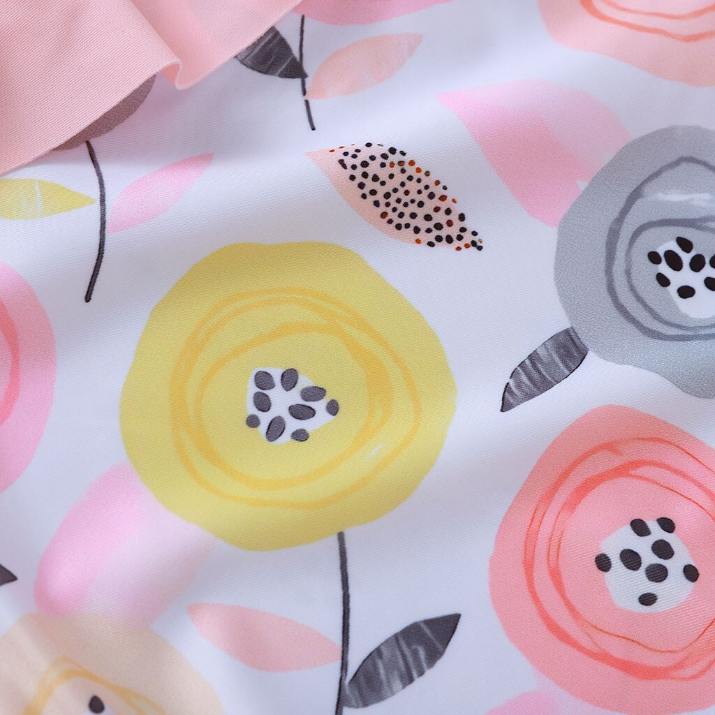 Toddler Baby Girls Flower Bathing Suit Girls Baby One Piece Swimsuit Cute Beach Wear Kids Swimwear Girls Bikini Beach Wear