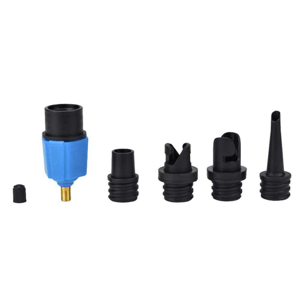 Opblaasbare Roeien Rubberboot Luchtklep Adapter Paddle Board Kano Kajak Nylon Kajak Air Valve Pomp Compressor Converter: Default Title