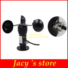 waterproof connector anemometer / wind speed sensor Wind speed transmitter RS485 digital signal 4-20MA 0-5V pulse output