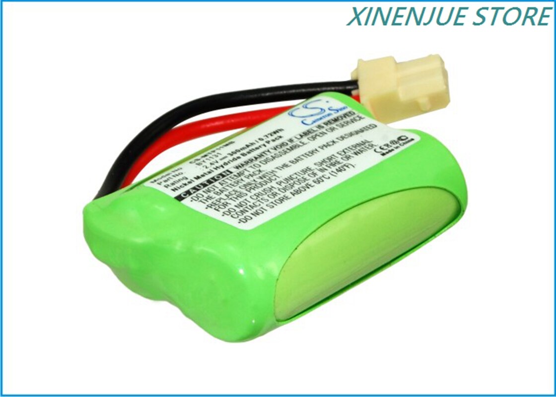 Babyphone-batterie 2.4v/300 mah  by1131 für motorola mbp 11