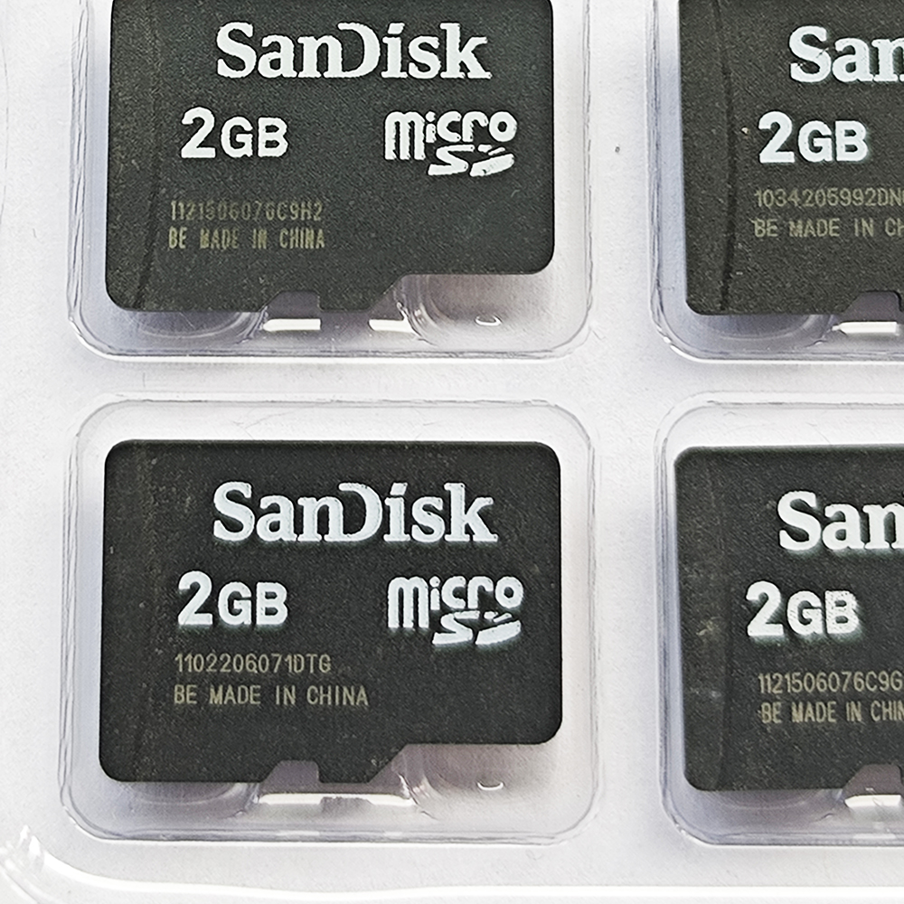SanDisk Memory cards 2GB TF Card Children's Camera Memory Card storage card Compatible with TF Card to SD Card Adapter