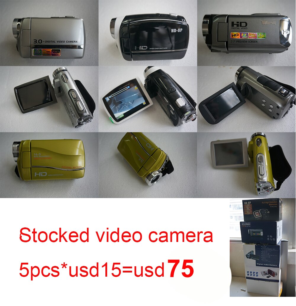 Heet verkoop goedkope thuisgebruik digitale video camera, gevulde promotionele digitale camcorder