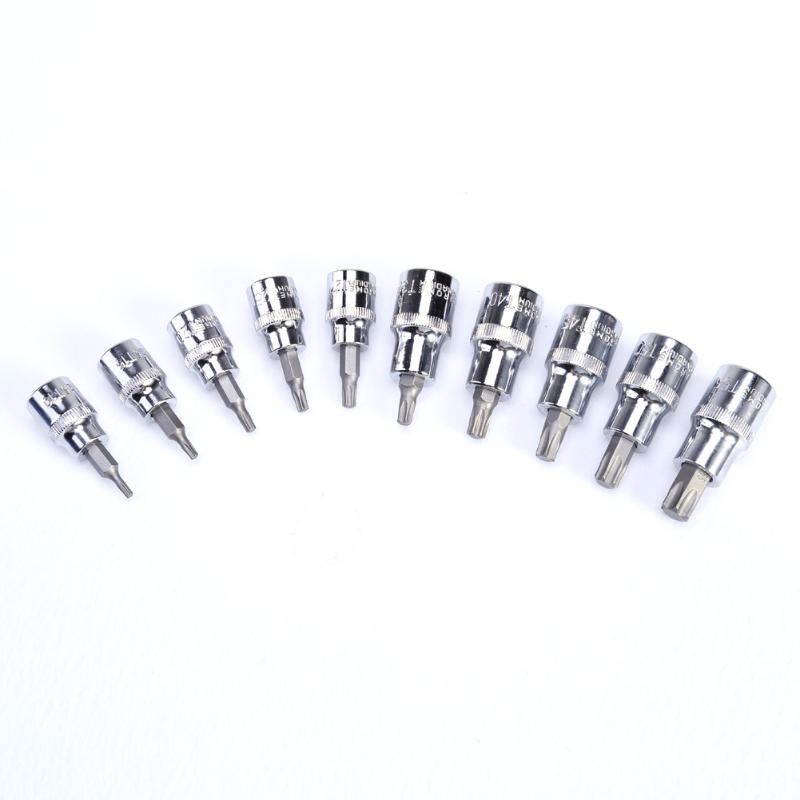29Pc Security Star Torx Sockets Set Bit Male Female Sockets Ratchet Screwdriver Bit Socket Set