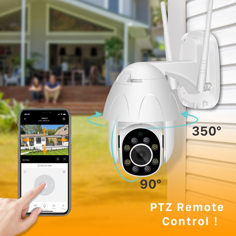Wdskivi dome ip kamera 1080p tuya smartlife app vandtæt udendørs trådløs wifi sikkerhed hjemmekamera overvågning cctv kamera