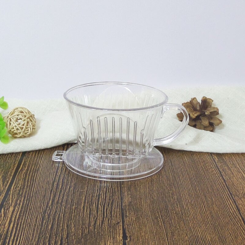 Hand Brewed Reusable Coffee Filter Cup Dripper Cone Shape Coffee Maker Practical Pour Over Serving Mug Cafe Filters